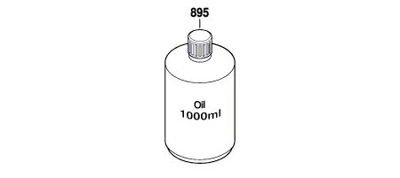 Huile réf. 1 615 430 019 Bosch 1000 ml